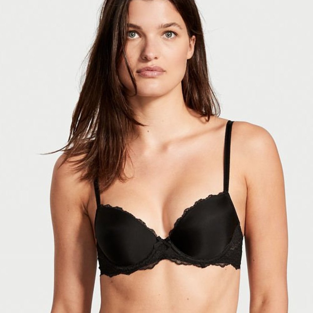 Victoria's Secret Dream Angles, lightly lined, lace demi bra, 38DDD